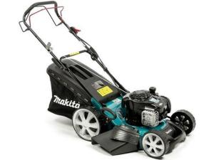 Газонокосилка бензиновая MAKITA PLM 4628 N самоходная (2.6 л.с., шир. 460 мм, выс. 25-75 мм, мульчир. стальн. корпус, травосборник 60 л)